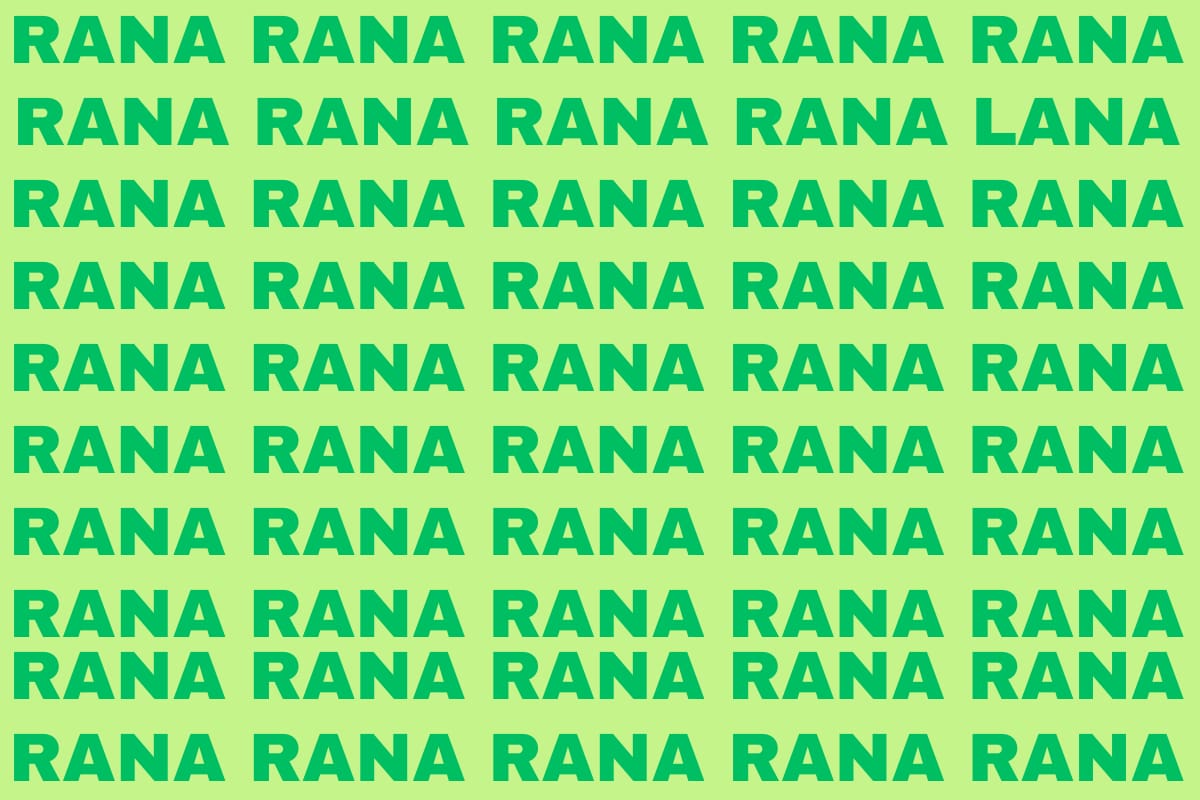 ¿Podrás encontrar la palabra diferente a las demás?