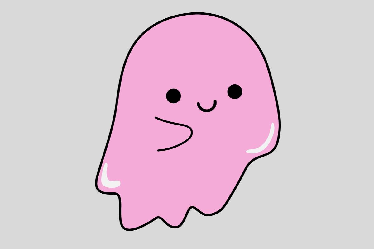 ¡El fantasma es rosado!