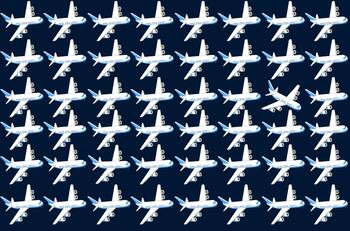 Test visual: ¡Solo tienes 10 segundos! Encuentra a los 2 aviones diferentes