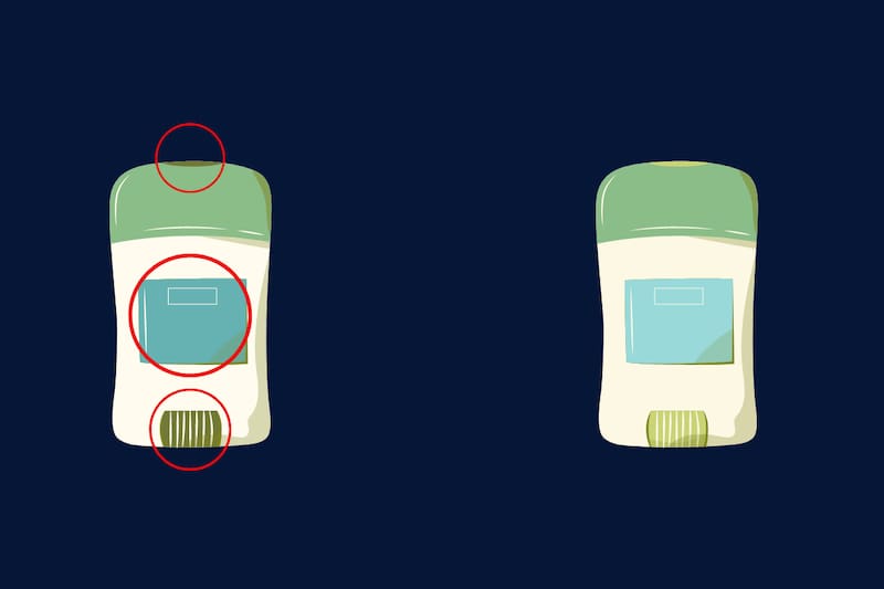 Aquí están las 3 diferencias entre los dos desodorantes.