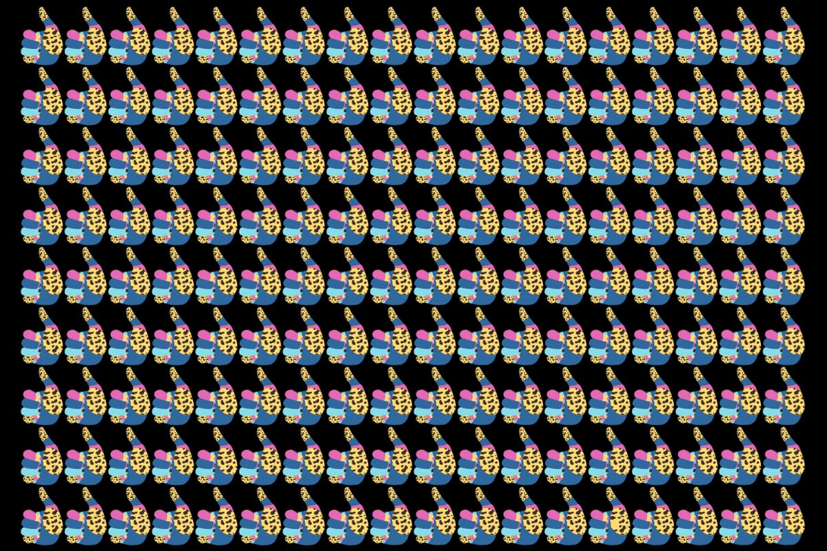 ¿Eres capaz de encontrar la mano diferente en la imagen?