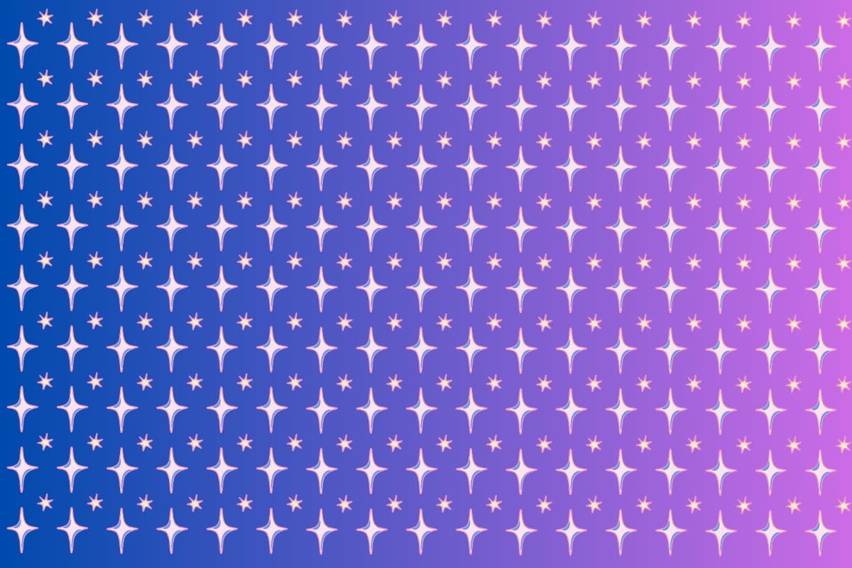 ¿Lograrás encontrar la estrella diferente en la imagen?