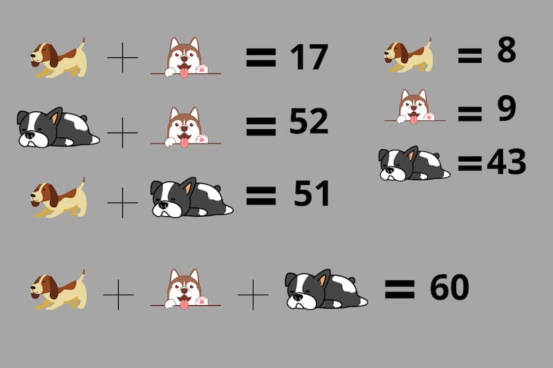 ¡El resultado final era 60!