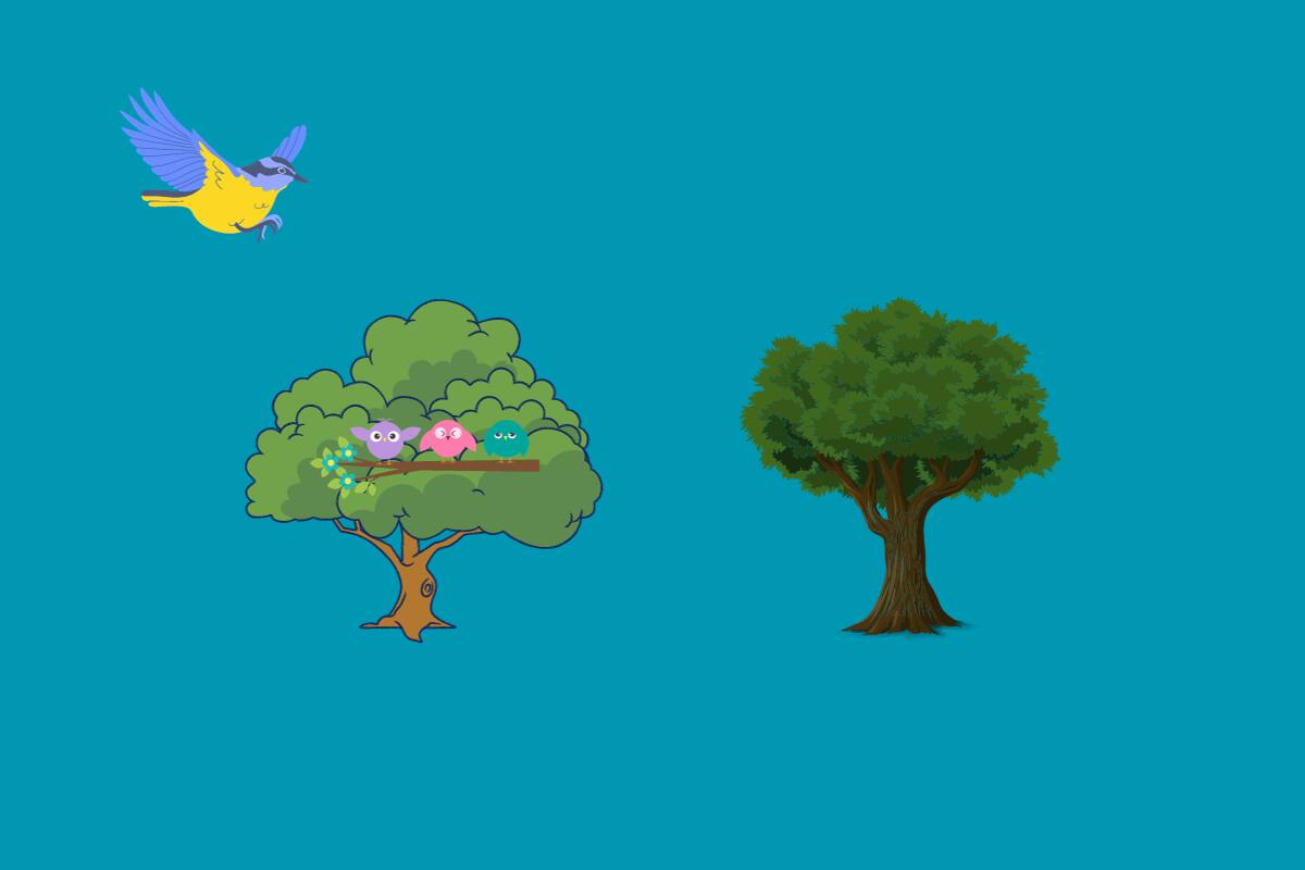 ¡Estaban en el primer árbol!