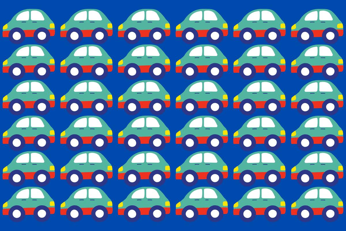 ¿Dónde están los 2 autos diferentes?