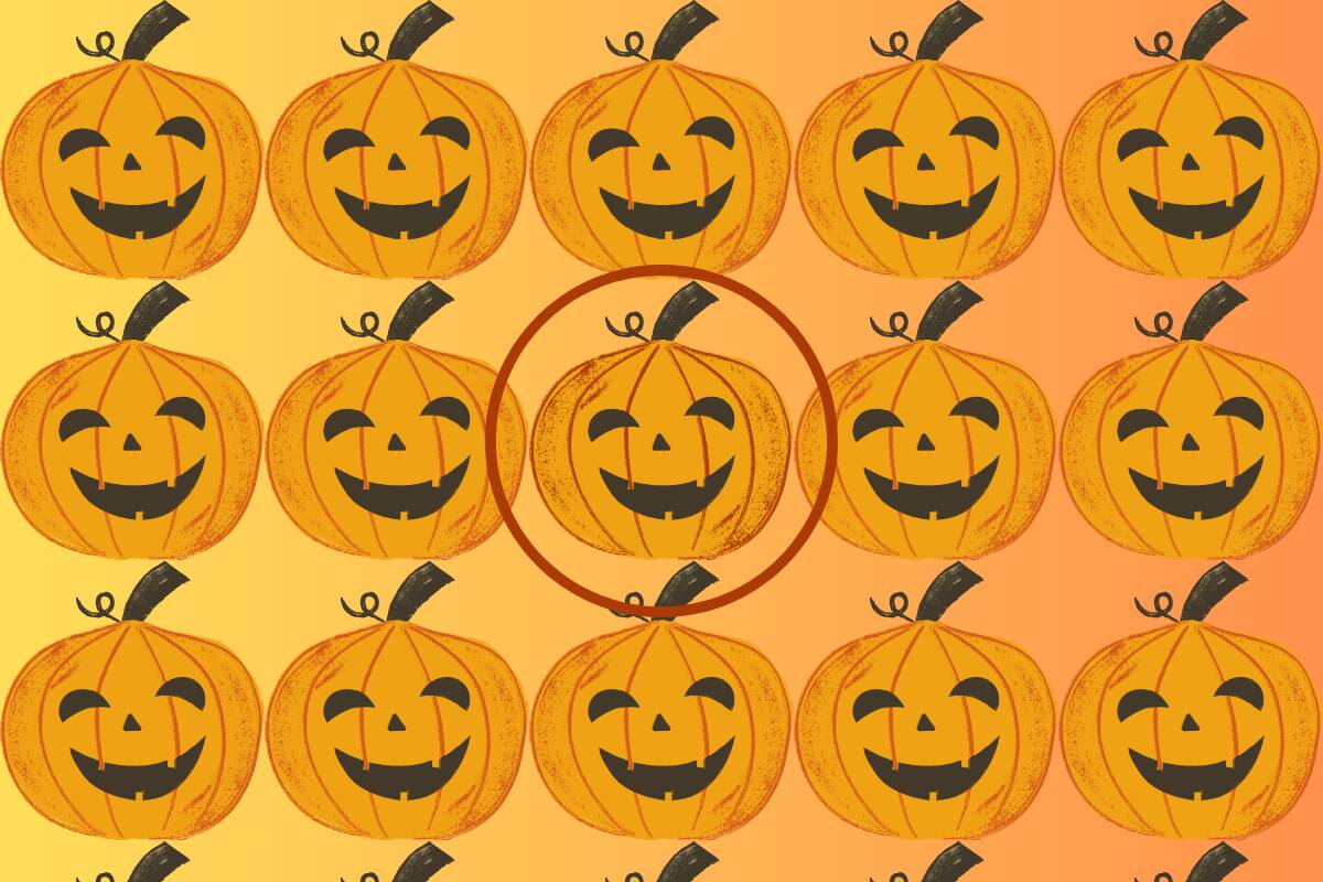 Por si no lo conseguiste, aquí se encontraba la calabaza distinta.