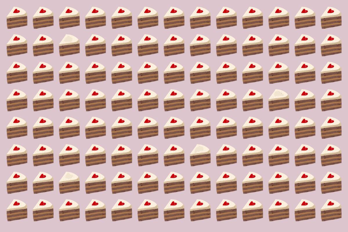 ¿Dónde están los pastelitos diferentes?