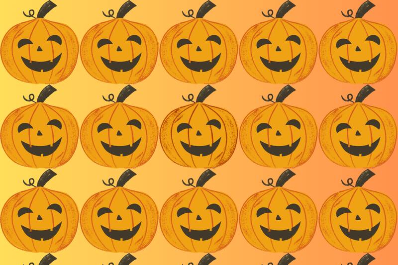 Trata de encontrar la calabaza diferente en el menor tiempo posible.