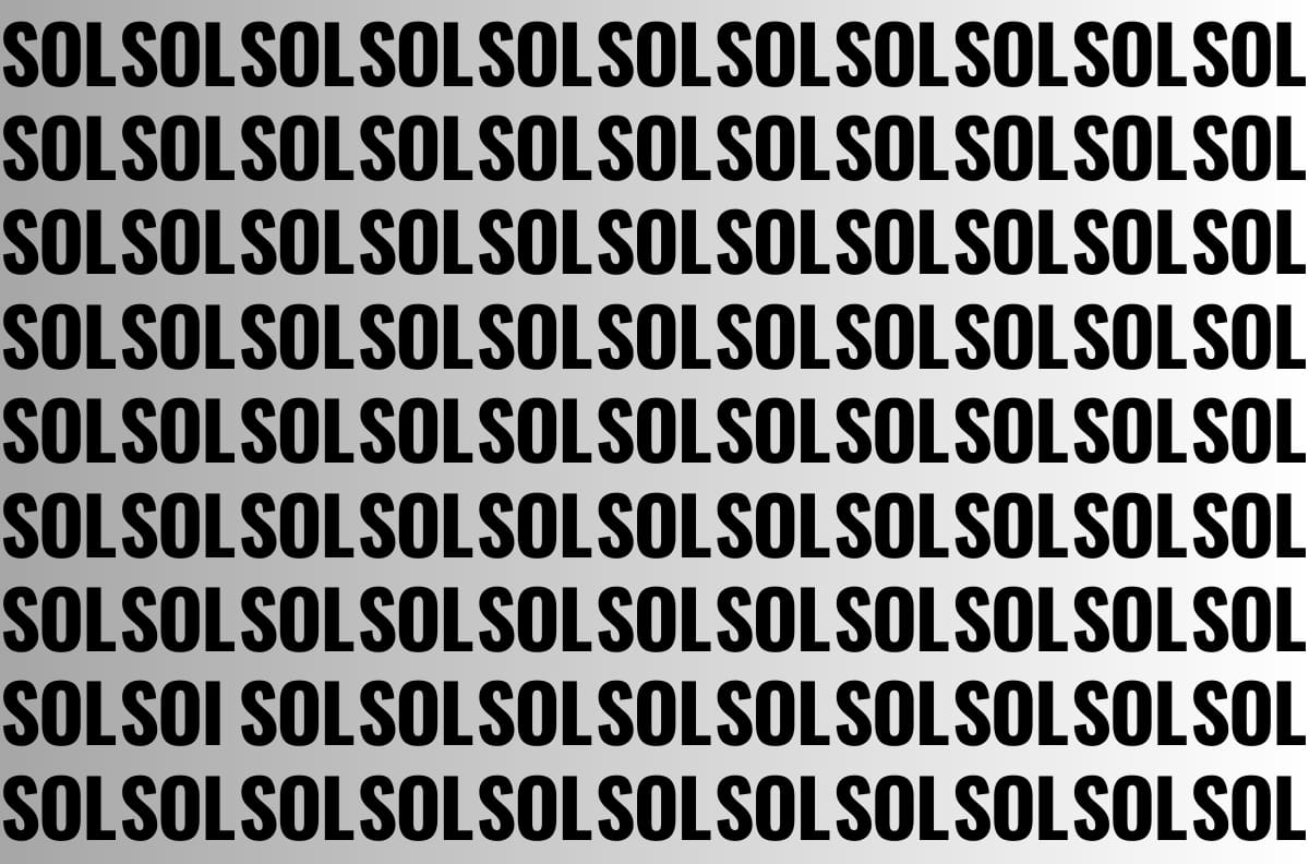 Solo los que tienen vista 10 de 10 pueden encontrar la palabra diferente