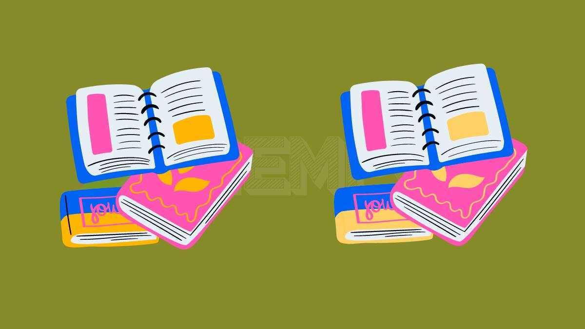 Test Visual: ¿Serás capaz de encontrar las 5 diferencias entre los libros?