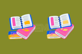 Test Visual: ¿Serás capaz de encontrar las 5 diferencias entre los libros?