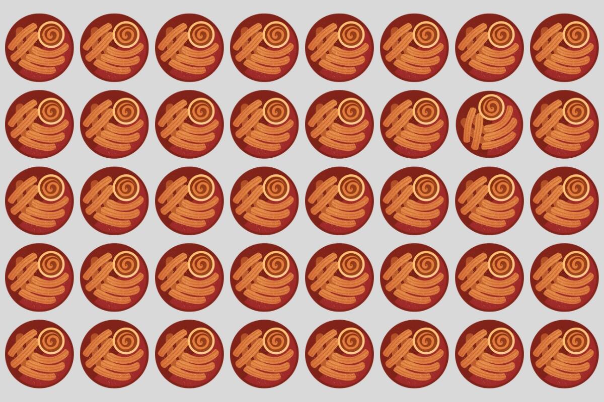 Test Visual ¿Eres capaz de ver la diferencia en los churros? - Créditos: Tiempox.com