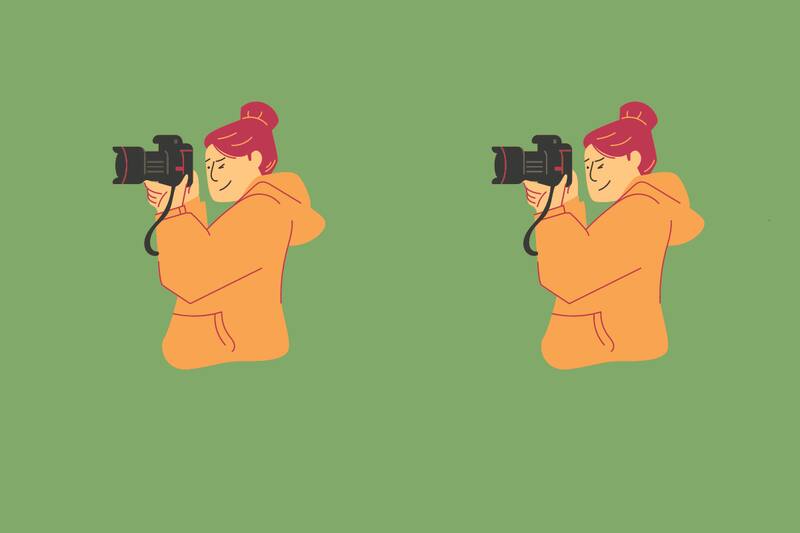 Test Visual ¿Podrás encontrar las 3 diferencias entre las dos fotógrafas en el menor tiempo posible? - Créditos: tiempox.com