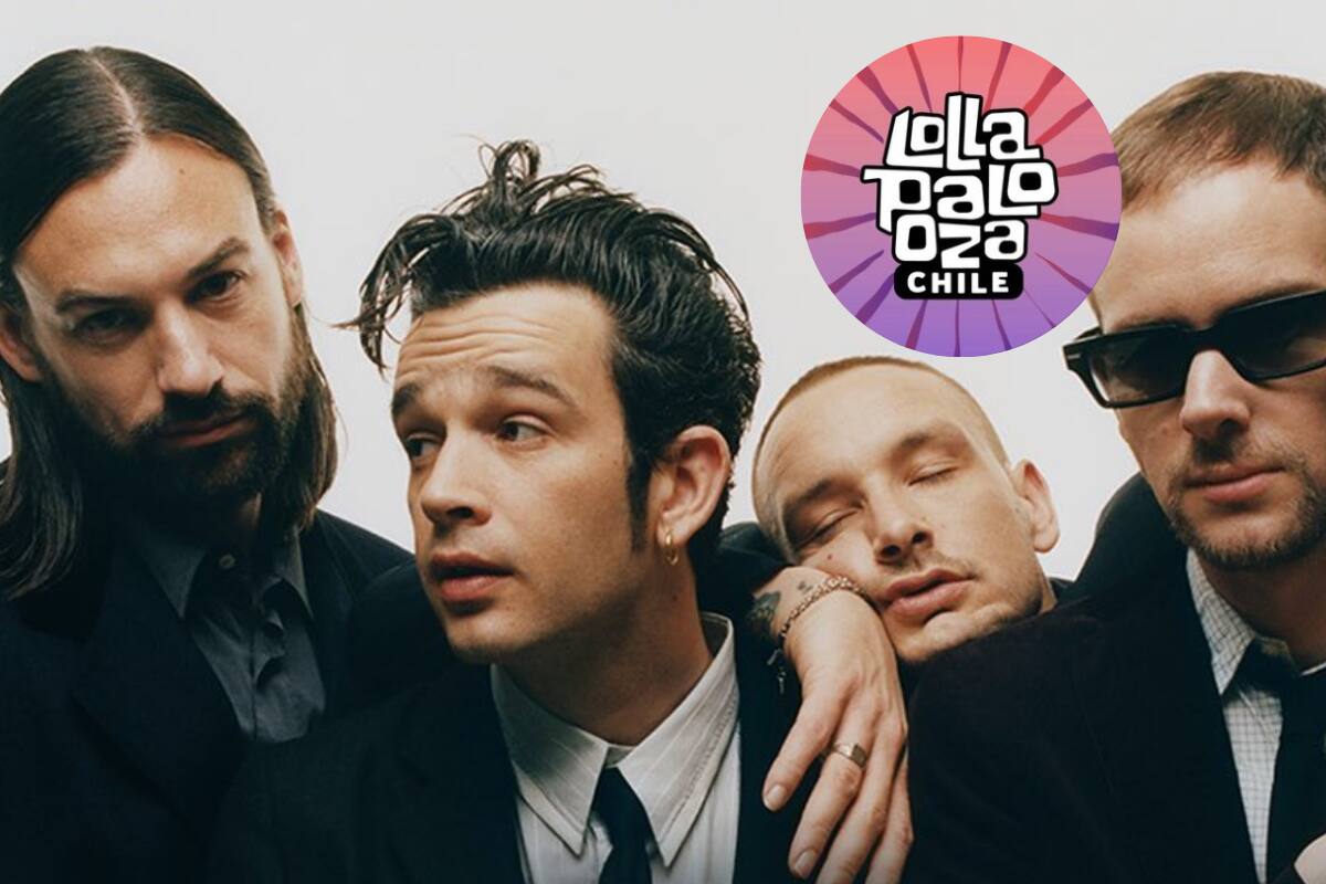 The 1975 La banda se presentará en la última jornada del Lollapalooza Chile 2023 - Créditos: Instagram