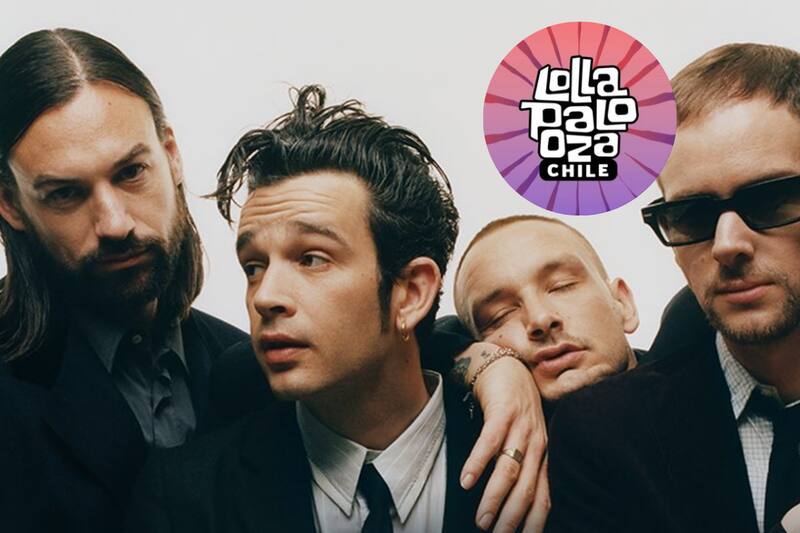 The 1975 La banda se presentará en la última jornada del Lollapalooza Chile 2023 - Créditos: Instagram