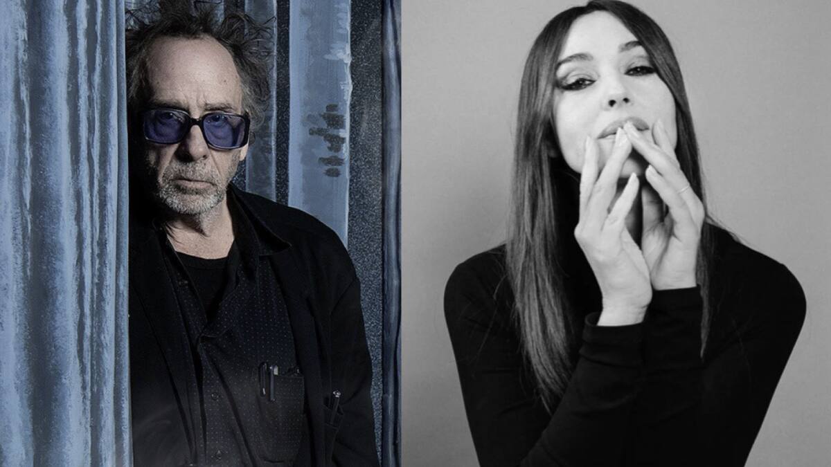 ¡Romance confirmado! Monica Bellucci y Tim Burton son pareja