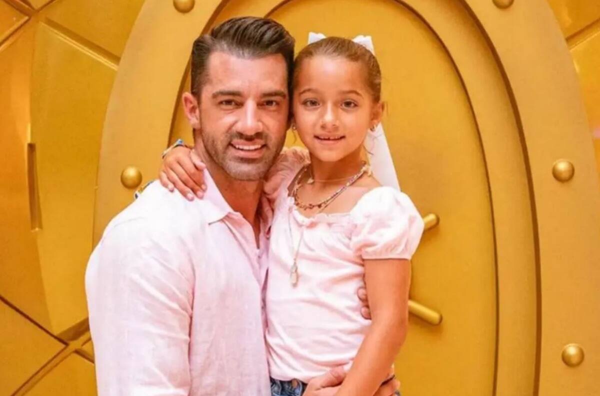 Toni Costa protagoniza adorable sesión de fotos junto a Alaïa para celebrar el Día del Padre