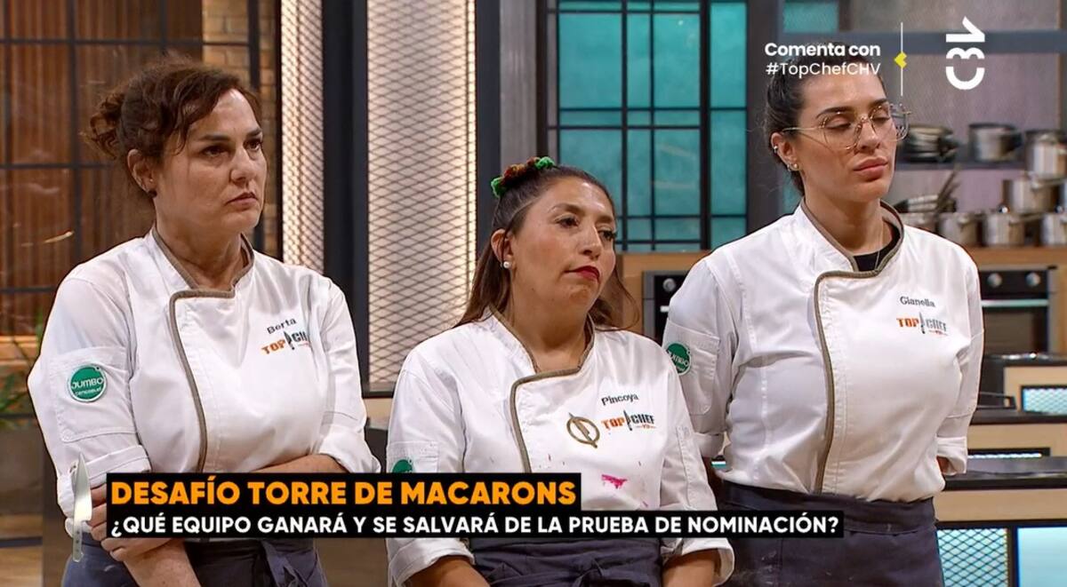 El equipo de Berta Lasala no logró ganar la prueba por la salvación. Créditos: Pantallazo CHV