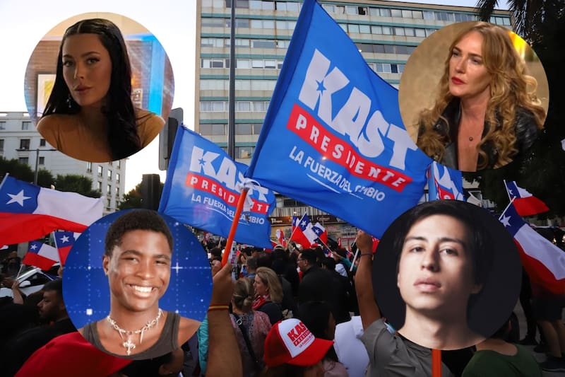 en las elecciones presidenciales, según los rostros de la farándula.