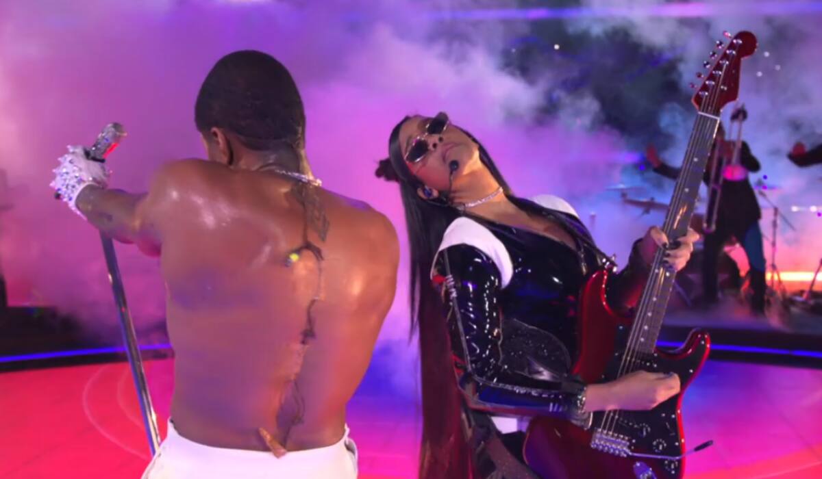 La especial participación de H.E.R. en el show de medio tiempo de Usher.