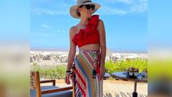 Jacky Bracamontes vacaciona en Nuevo Vallarta con su familia