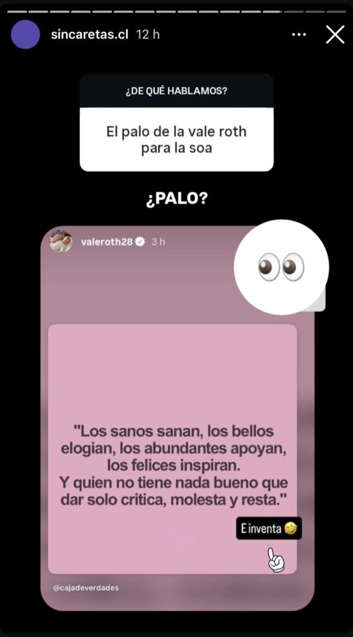 A través de Instagram.
Foto: Infama en Instagram