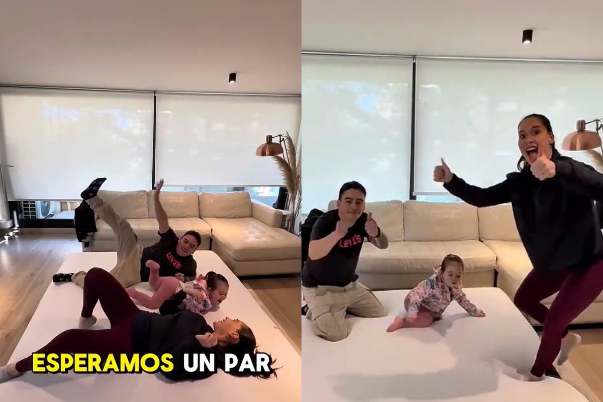 La bailarina apareció en video de su exesposo.