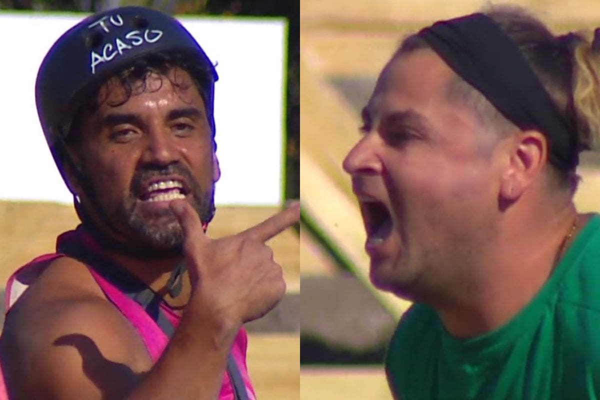 La fuerte pelea de Princeso y Felipe en competencia.
Foto: Canal 13