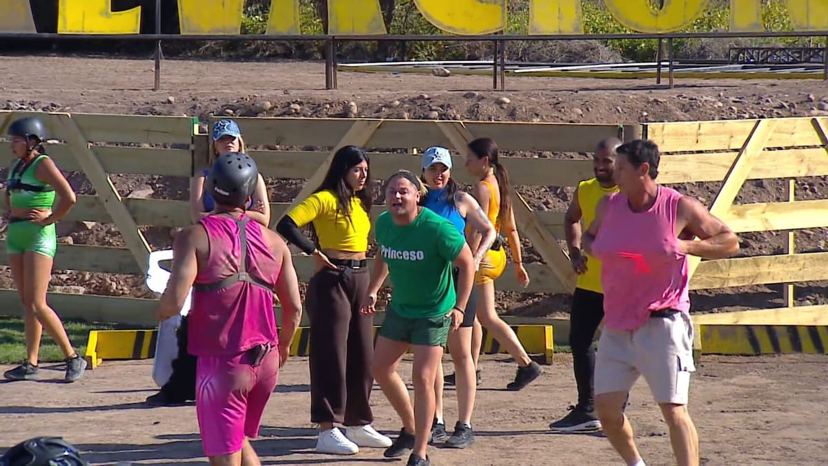 Pelea entre Princeso y Felipe.
Foto: Canal 13