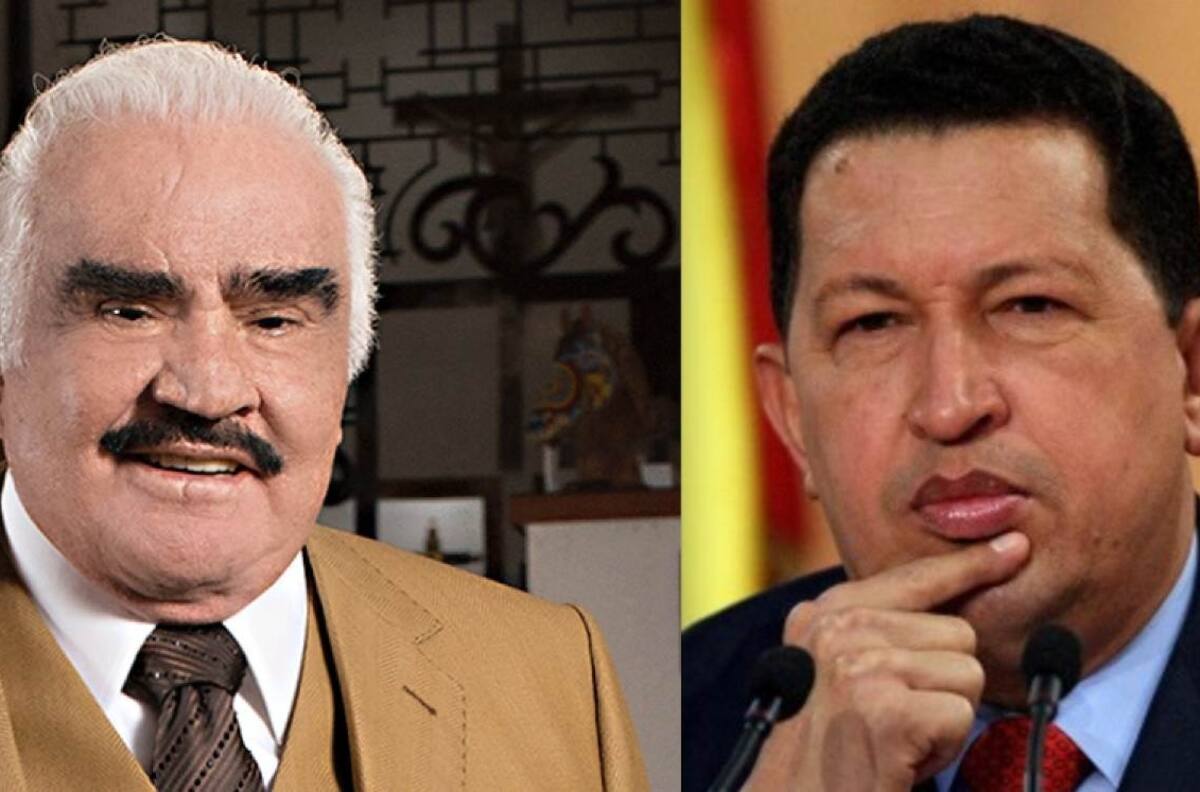Vicente Fernández y Hugo Chávez, así cantaron juntos en Caracas ¿Quién desafinó?