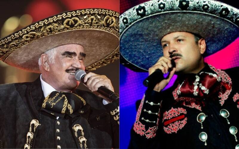 Vicente Fernández y Pepe Aguilar El hijo de Antonio Aguilar dedicó un popurrí a Don Chente - Créditos: Instagram
