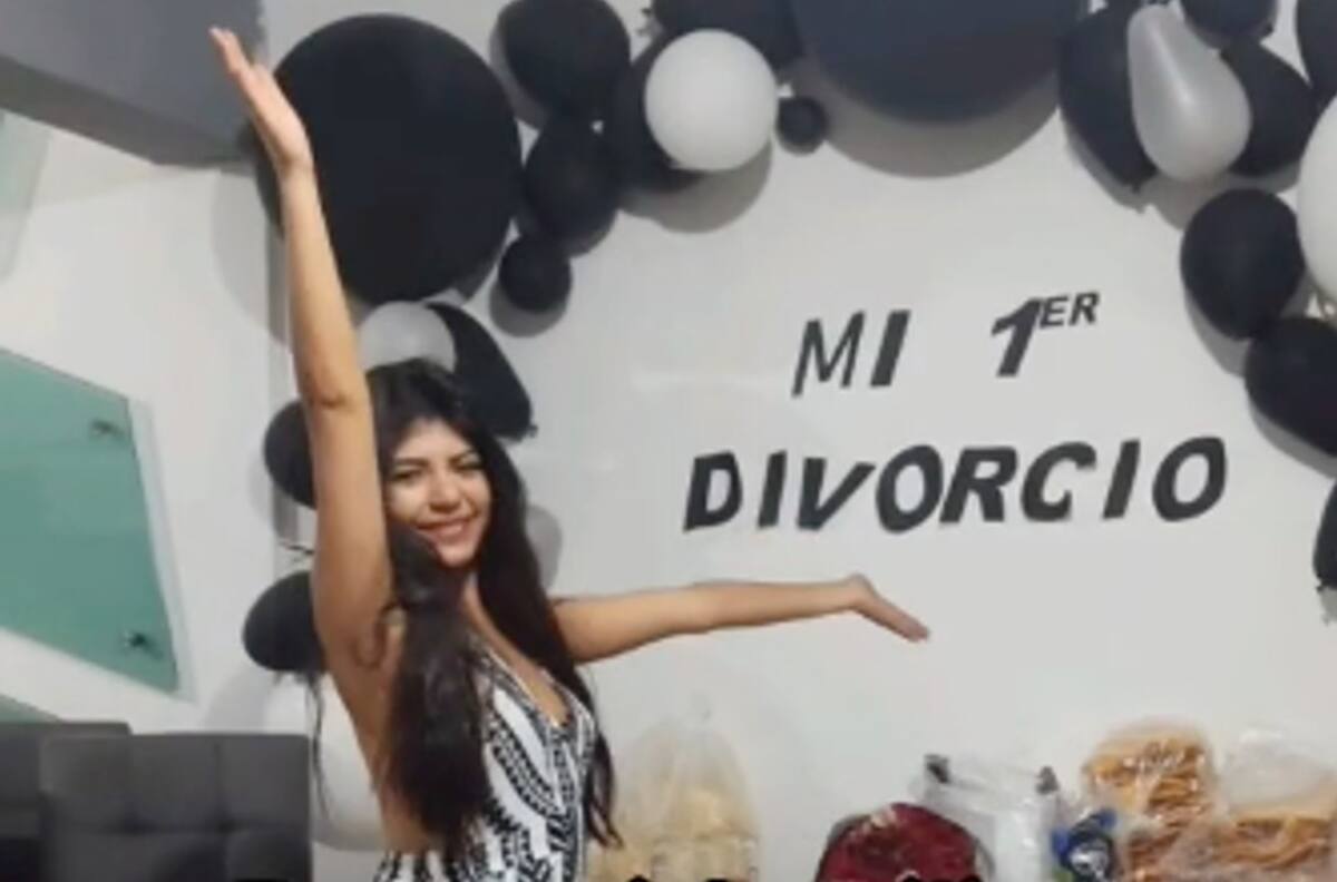 VIDEO: Familia le organiza una fiesta por firmar su "Primer Divorcio"