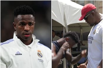 VIDEO | Vinícius Jr se atrevió a golpear a luchador de MMA de más de 110 kilos