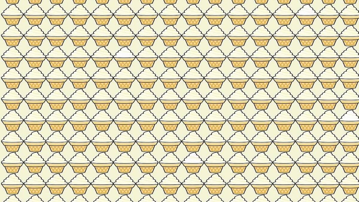 Acertijo visual: Descubre los helados distintos en tan sólo 10 segundos