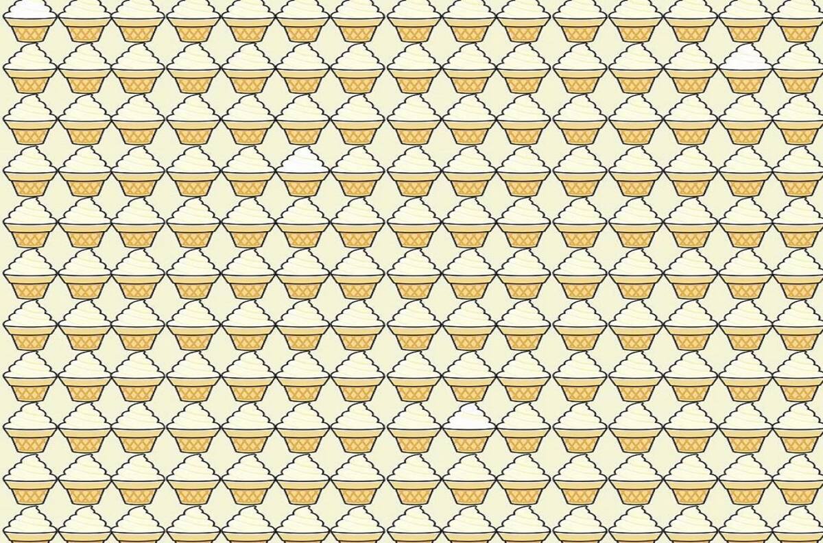 Acertijo visual: Descubre los helados distintos en tan sólo 10 segundos