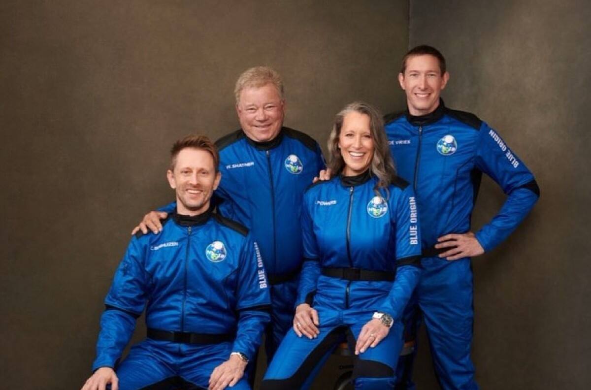 El Capitán Kirk, de "Star Trek", salió al espacio de verdad: William Shatner viajó con Blue Origin