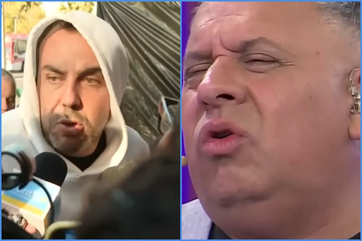 El panelista de Canal 13 acusa al animador de “robarle” sus marcas. Fotos: Reproducción Canal 13
