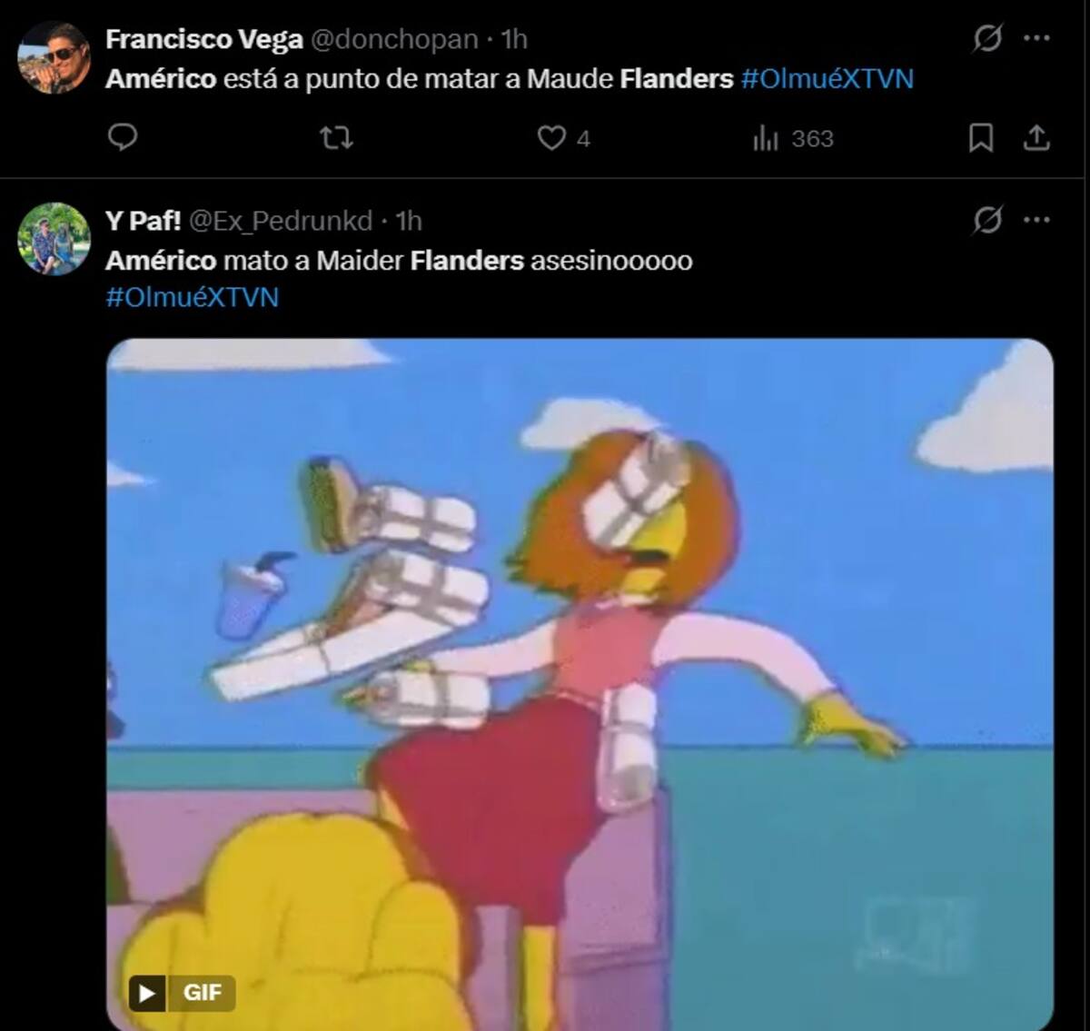 Comentado momento que se vivió en el Patagual.
Foto: X @donchopan @Ex_Pedrunkd