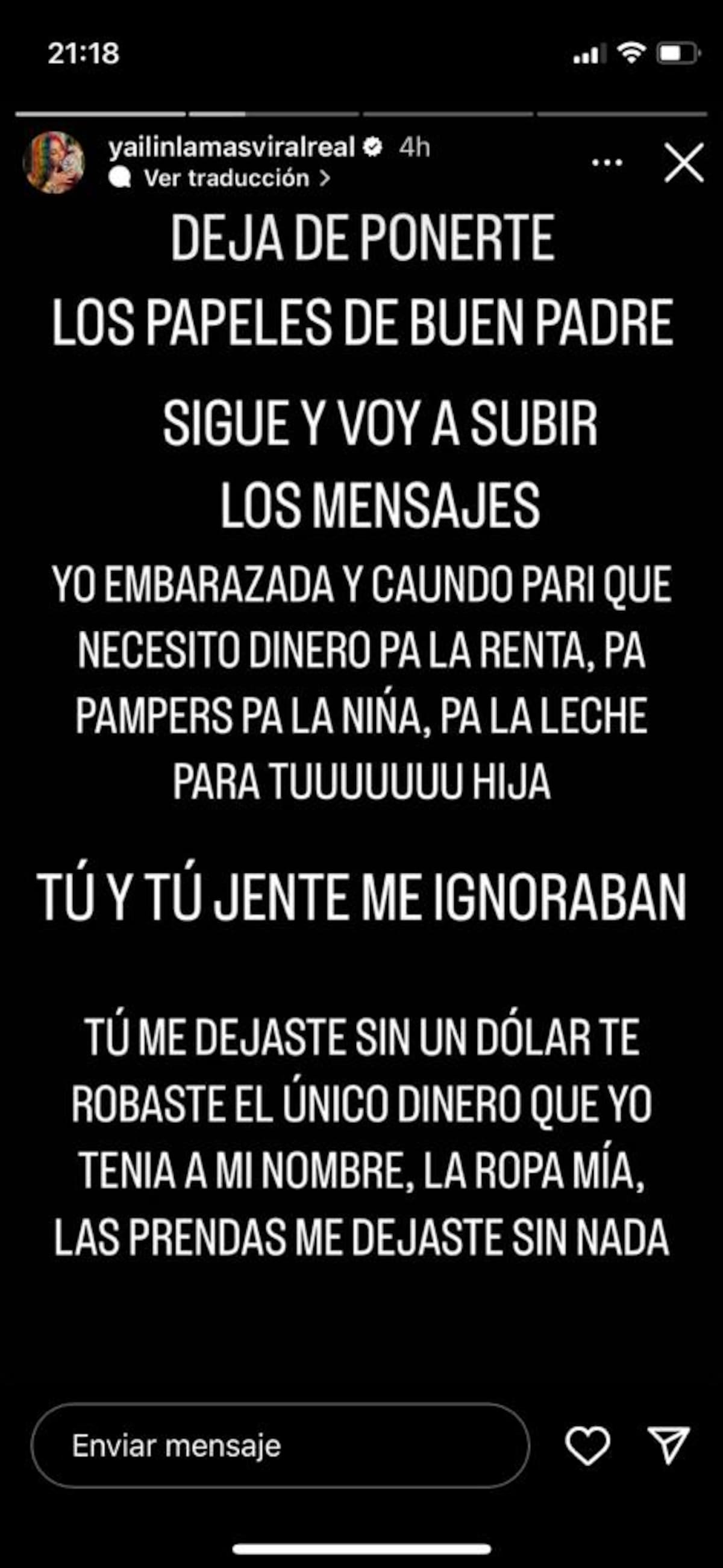 Yailin “La más viral” confirma que Anuel AA la golpeaba