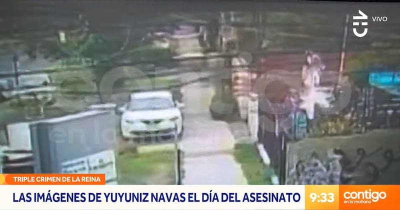 La actriz fue grabada en la casa de al lado de Eduardo Cruz-Coke.