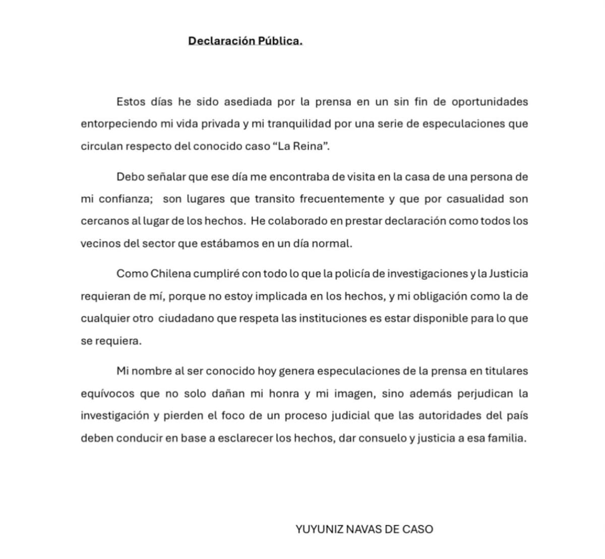 La actriz rompió el silencio.