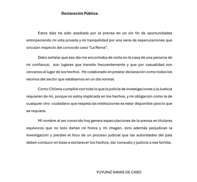 La actriz rompió el silencio.