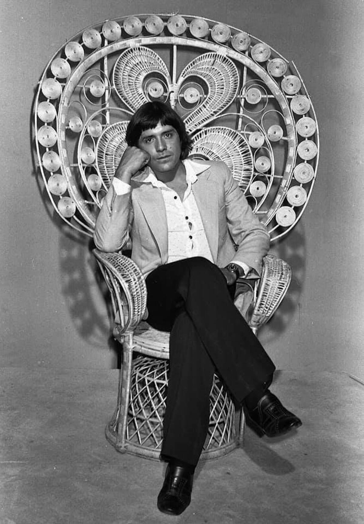 Zalo Reyes cuando joven