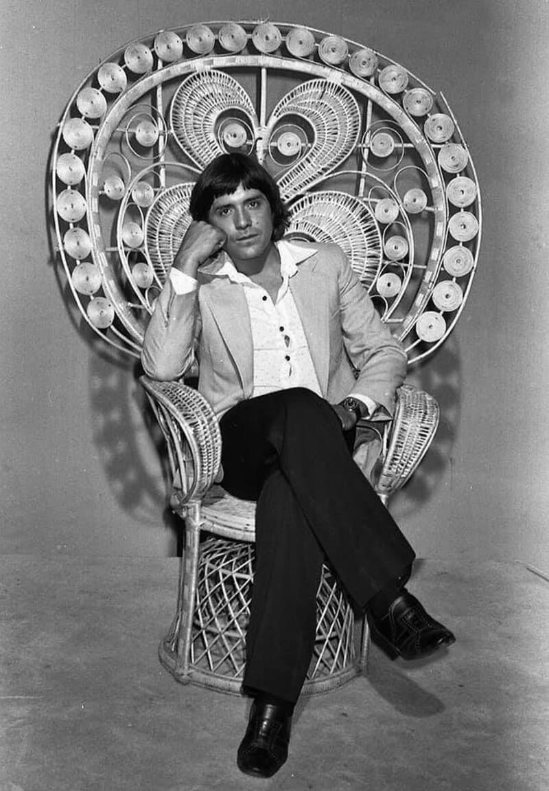 Zalo Reyes cuando joven