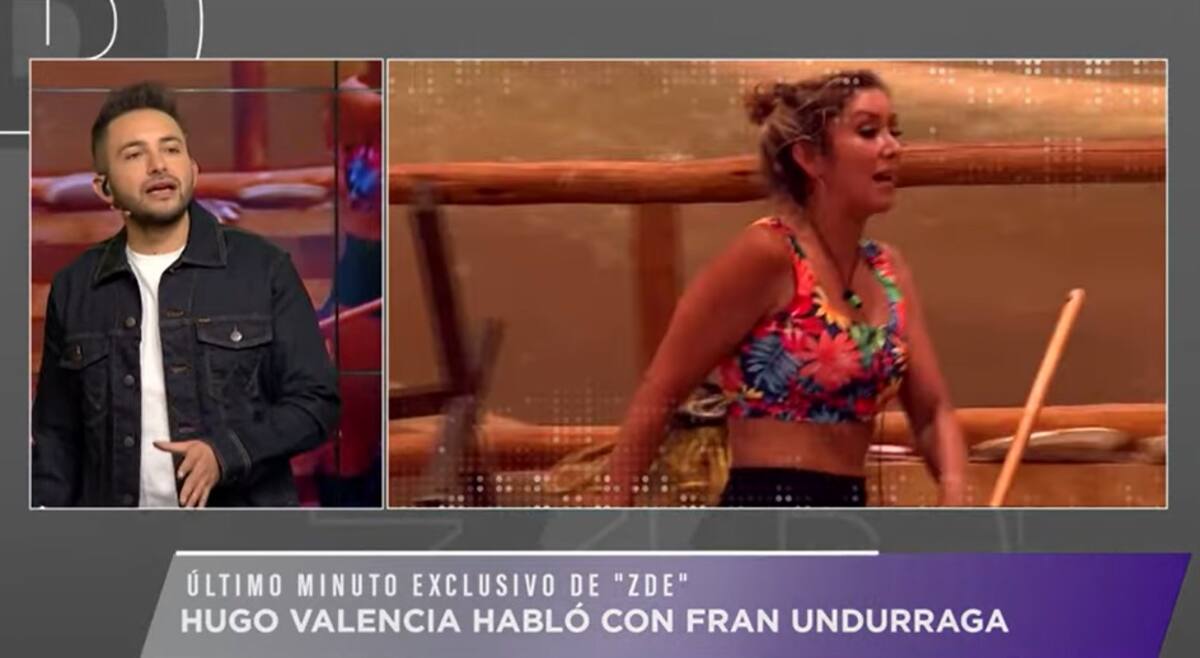 Hugo Valencia conversó con Fran Undurraga. Créditos: Pantallazo Zona Latina