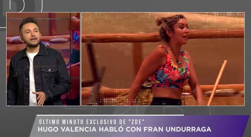 Hugo Valencia conversó con Fran Undurraga. Créditos: Pantallazo Zona Latina
