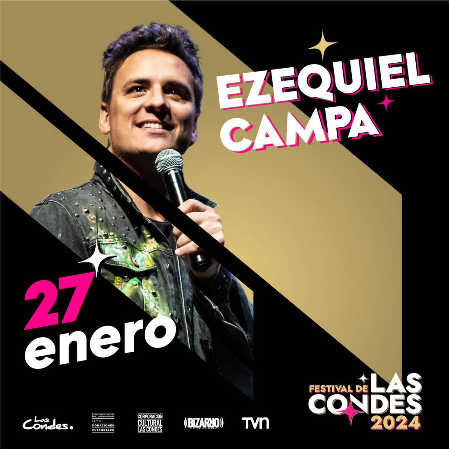 Ezequiel Campa se presentará el sábado 27 de enero en el Festival de Las Condes.